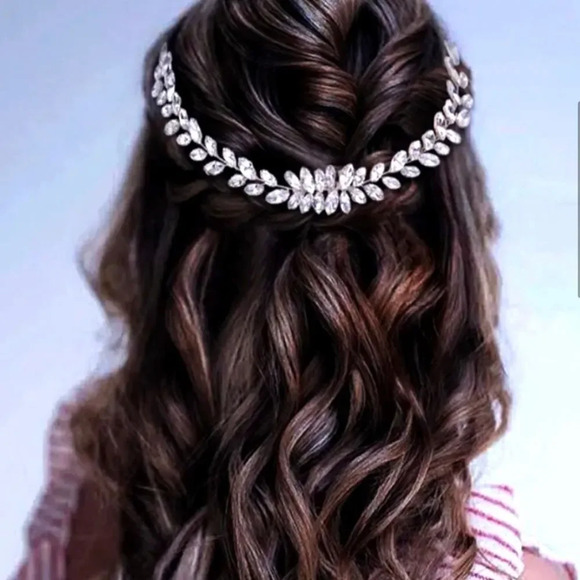 Luxury Bridal Crystal Hair Piece Comb - Picture 9 of 10